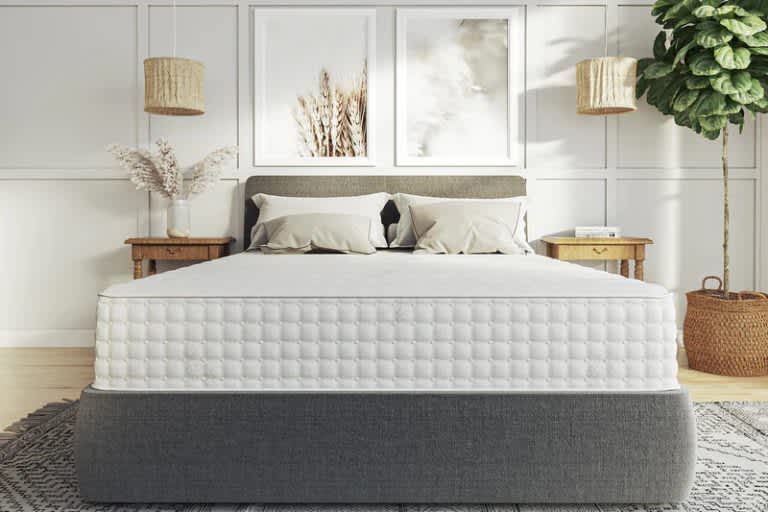 Best Organic Mattress of 2025 - Best for Combo Sleepers  - Latex for Less Hybrid Latex Mattress
