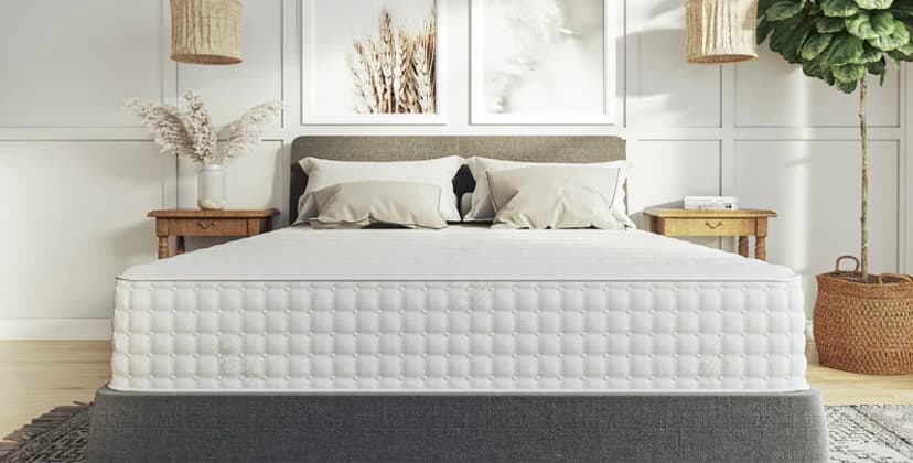 Best Organic Mattress of 2025 - Best Mattress for Combination Sleepers - Latex for Less Hybrid Latex Mattress